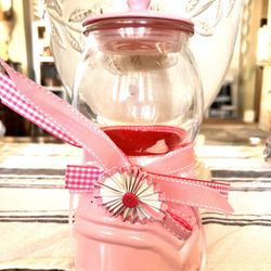 Bubble Gum, Glass Jar Decor