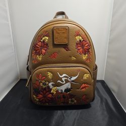 Loungefly Nightmare Before Christmas Zero Fall GITD Mini Backpack NWT