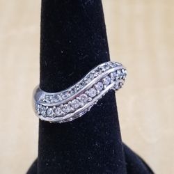 Ring Fashion Design Sterling silver And CZ 