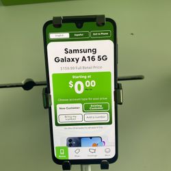Free Samsung Galaxy A16 5G Phones# Cricket Wireless #749 W Dundee Road Wheeling IL 60090#