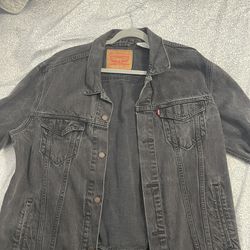Xxl Levi’s Faded Black Jean Jacket