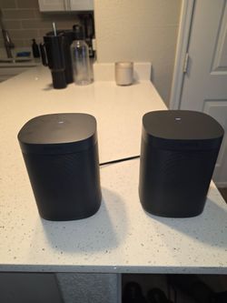 2-Sonos One SL Speakers