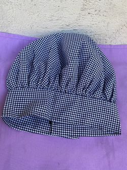 Houndstooth Chef Hat
