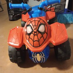 Spiderman Toddler Battery Op 4 Wheeler Bike