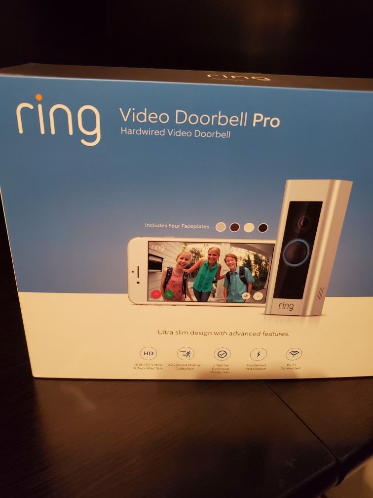 Ring video doorbell Pro