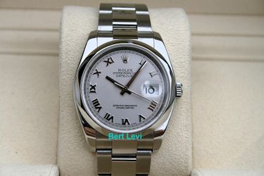 ROLEX 116200 DATEJUST 36MM WATCH SILVER ROMAN - T1310
