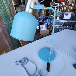 Unique Teal Desk Lamp
