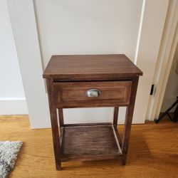 Wood Side Table 