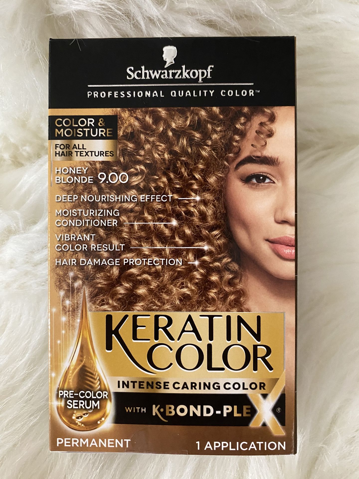 Sealed NWOT Schwarzkoph Keratin Color Honey Blonde 9.00