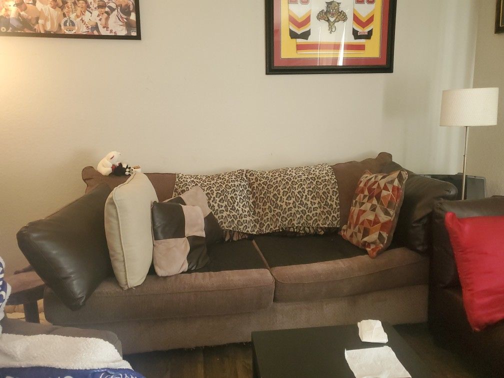 Black And Brown Couch