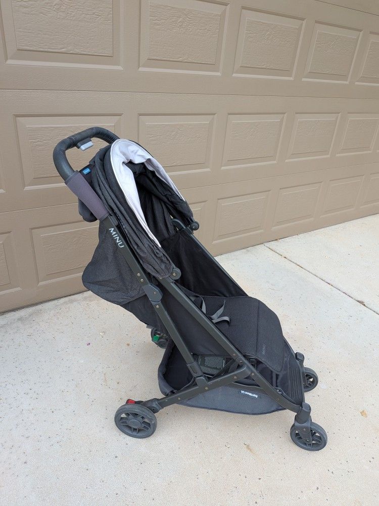 UPPAbaby MINU Travel Stroller - Jake (Charcoal) - Lightweight & Compact