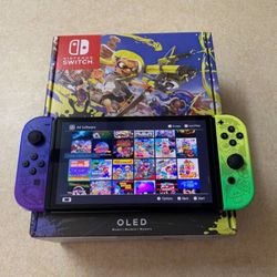 NINTENDO SWITCH OLED with Over 100 Games MARIO PARTY,ZELDA,POKEMON,MINECRAFT,MARIO KART 