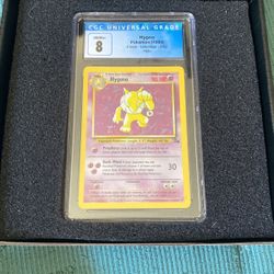 Hypno 8/62 Holo Grade 8 - Fossil