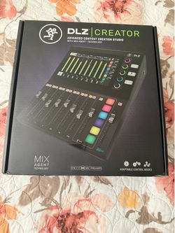 Brand New! Mackie DLZ Creator Adaptive Digital Mixer.  Pod Casting
