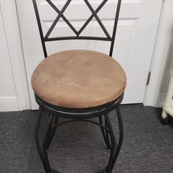 Suede Bar Stools (3)