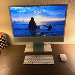 iMac 24 Inch M4 Green with Touch ID 2024
