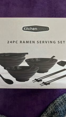 New in box 24-piece Ramen servings set