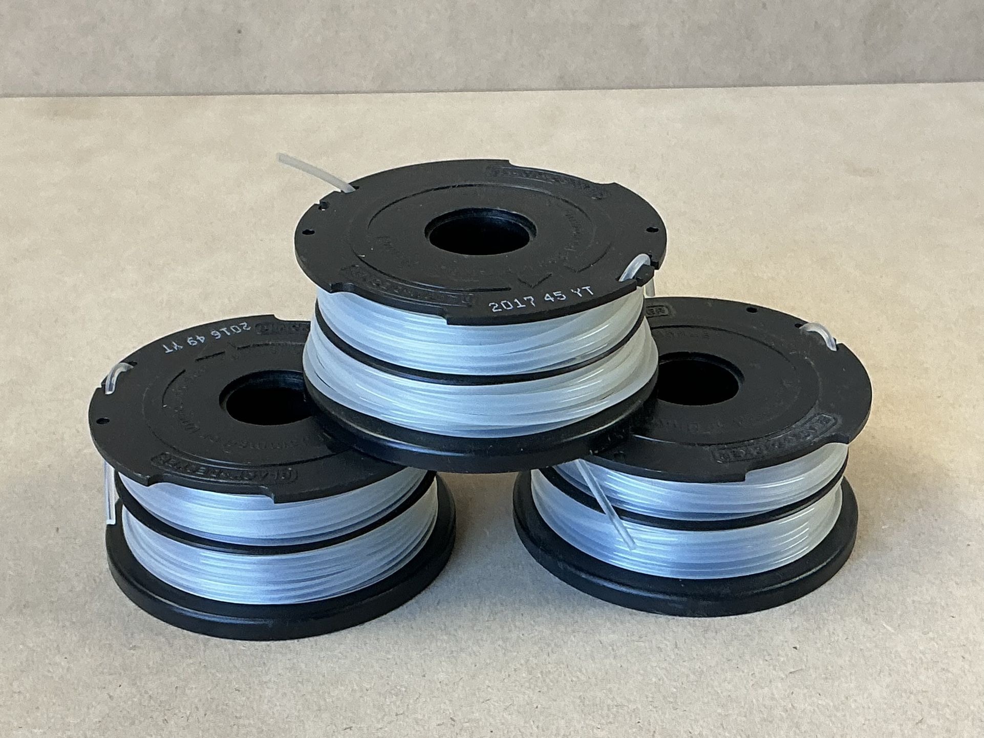 BLACK+DECKER 0.065 in. x 40 ft. Replacement Dual Line Automatic Feed Spool AFS for GH700 and GH750 Electric Trimmer/Edger (3-pack)