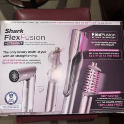 Shark Flex Fusion Straightener/ Curling Iron/ Blow dryer And More