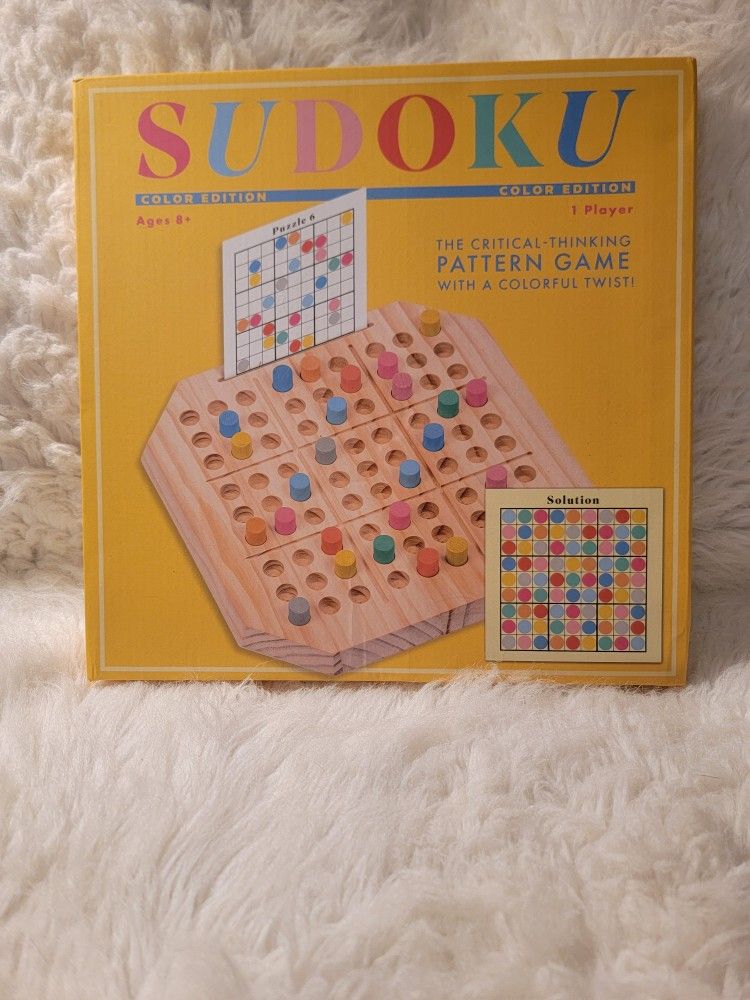 Brand New Professor Puzzle SUDUKO Wooden Puzzle