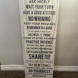 House Rules Canvas