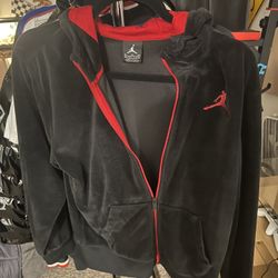 Jordan Suede Zip Up
