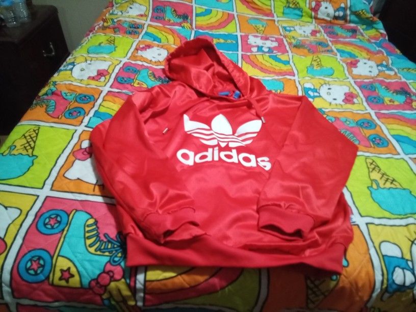 Adidas Red Hoodie Size XSmall