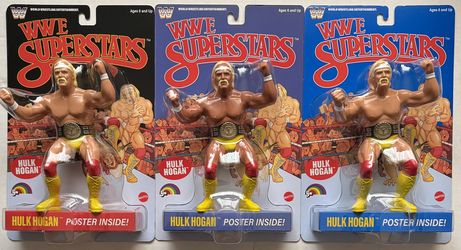 WWE LJN Superstars Hulk Hogan Set Of 3 1980s Retro Figure Target Exclusive