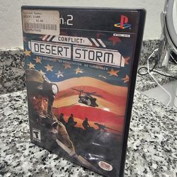 Conflict: Desert Storm for the PlayStation 2 console.