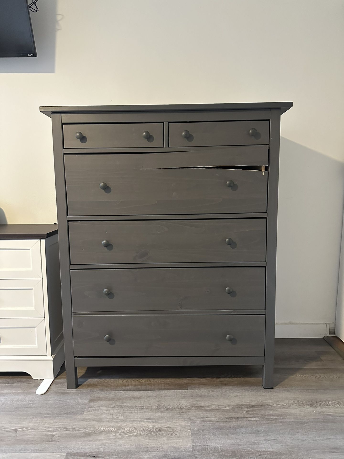 Grey 6-Drawer Dresser – Only $25