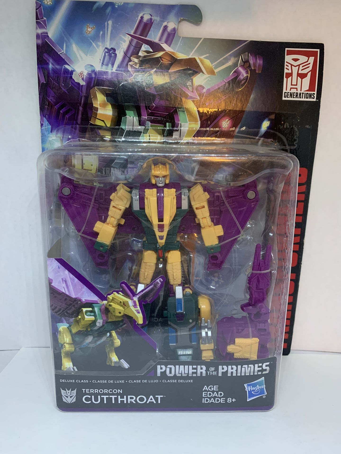 TRANSFORMERS Power Of Prime DELUXE TERRORCON CUTTHROAT Hasbro NEW