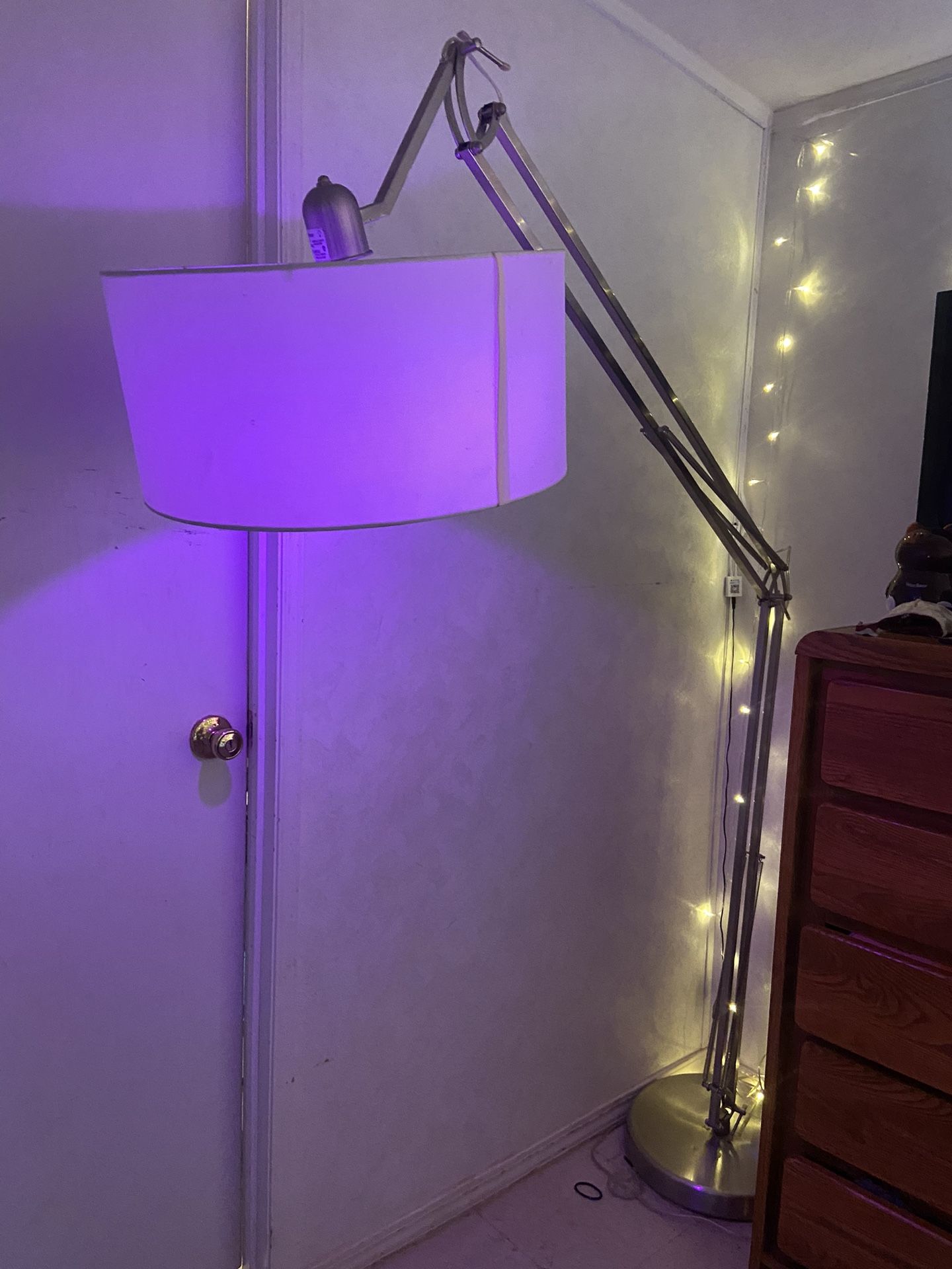 Lamp With Charging Color Light Bulb.