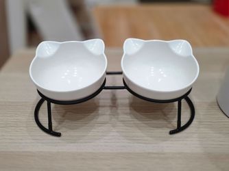 🐱💧Double Cat Bowl
