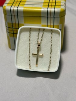 Gold Chain And Cross