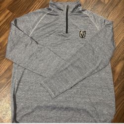 Vegas Golden Knights 1/4 Zip Lightweight Long Sleeve Men XXL 