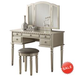 Vanity Set  With Stool  