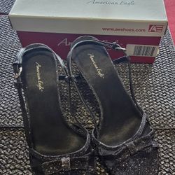 American Eagle Black Heels Women's Size 7.5 