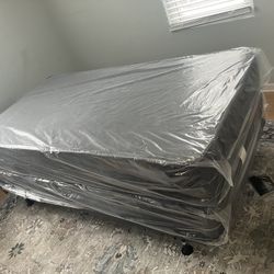 New Mattress, Boxprings And Metal Frame. All Sizes Available. Excellent Quality Low Prices. Twin Mattress At $99. Hablamos Español.