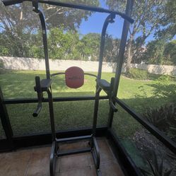 Power Tower Dip Station Pull Up Bar