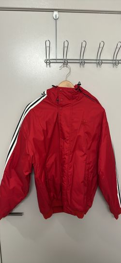 Adidas Red Puffer Jacket