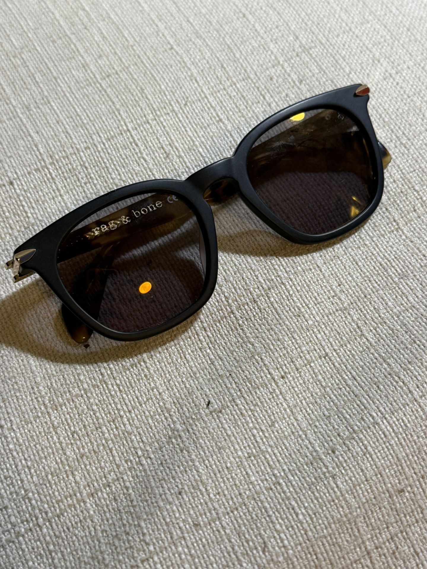 Rag & Bone Designer Sunglasses – $350+ Retail – Matte Black/Tortoise – Like Nee Condition Zero Scratch’s/mark/nicks/ Perfect Lens’s