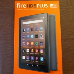 Amazon Fire HD 8 Plus Tablet, 64GB (NEW)