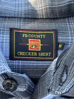 Fb County Long Sleeve Checkered Flannel Shirt