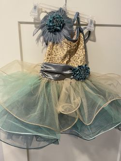 Toddler little girls dance costume size 3-4