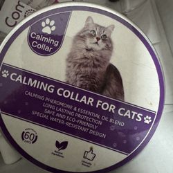Calming Collar And Diffuser For Cats 