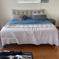 Zoma Start King mattress and foundation 