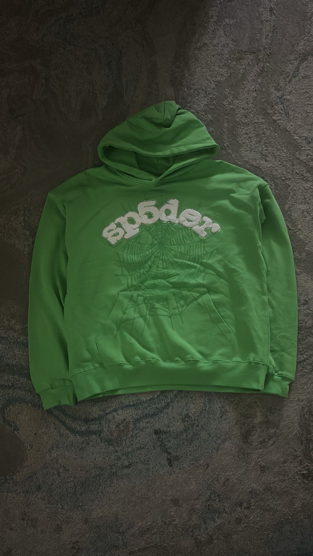 green sp5der hoodie