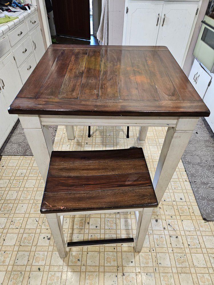 Farm House Table Solid Wood - $50 (oakland east

