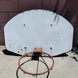 Basketball Backboard And Rim