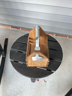 Six pack bottle holder with bottle opener